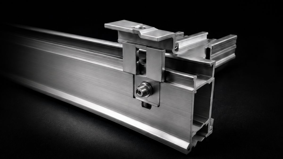 Hoffmann rail and clamp assembly